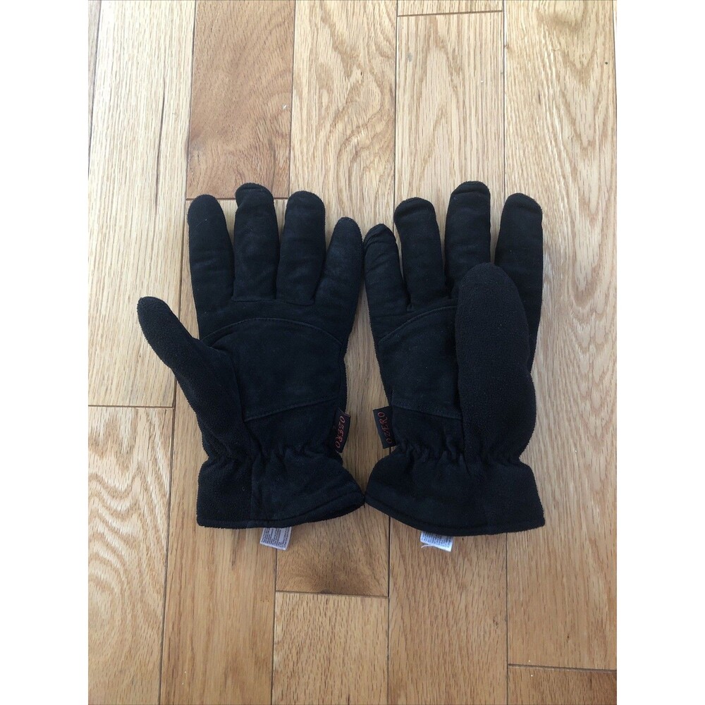 OZERO Winter Gloves Men Women‎ Black Large Model 8007 Wrist Length